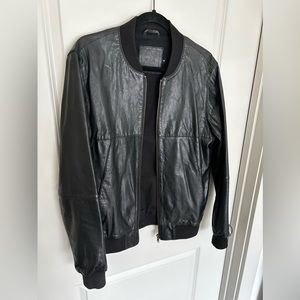 ASOS Mens Leather Biker Jacket